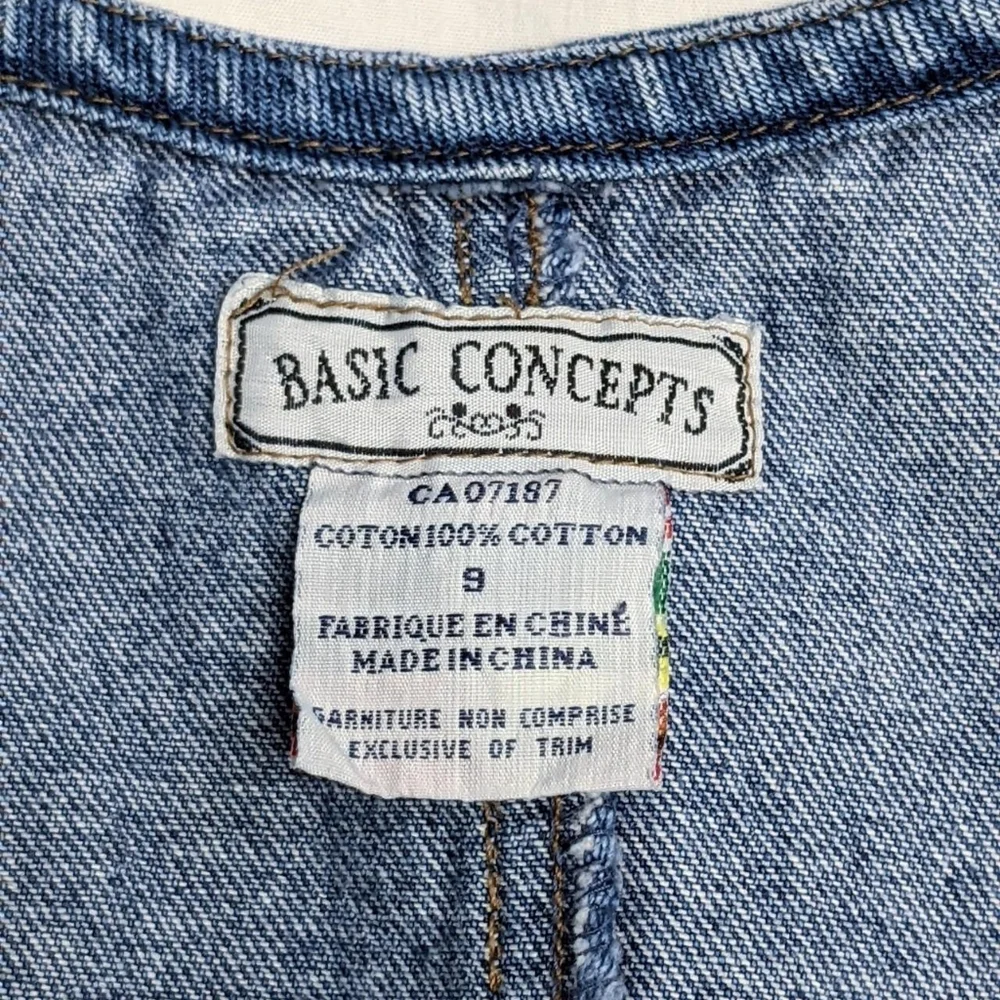 Vintage Denim Patch Dress - Picture 4 of 4